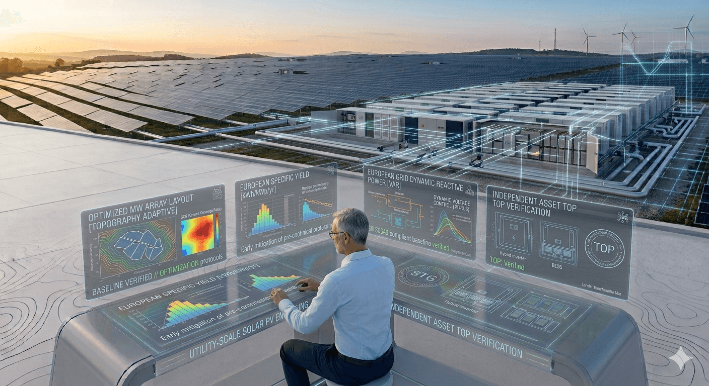 Utility-Scale Solar PV Engineering